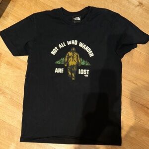 The North Face Black Tee with Graphic Print